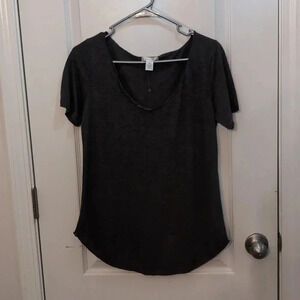 Bozzolo Dark Gray Tee Shirt - Round Neck